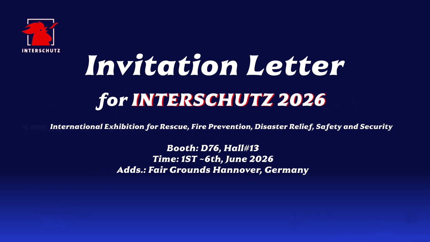 ஹனோவரில் உள்ள INTERSCHUTZ 2026 இல் உள்ள எங்கள் சாவடியைப் பார்வையிட அன்பான அழைப்பு